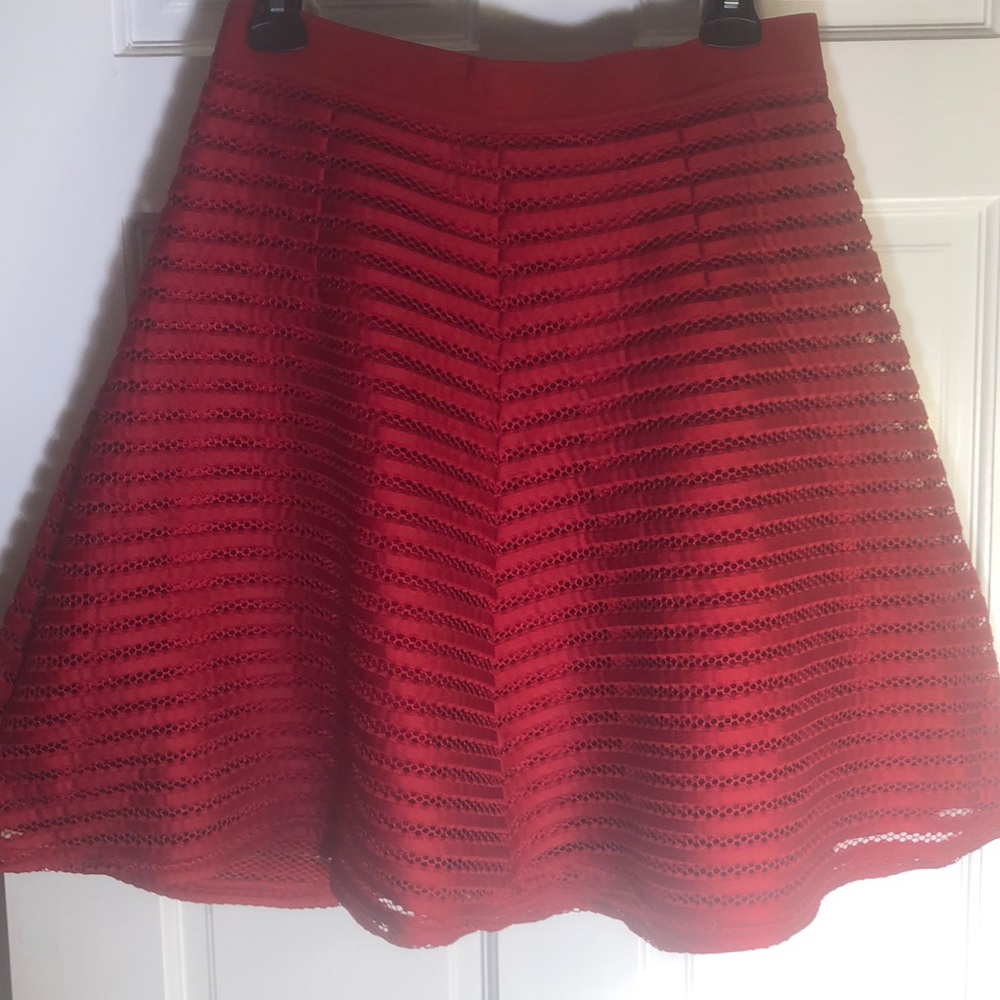 H&M RED skirt